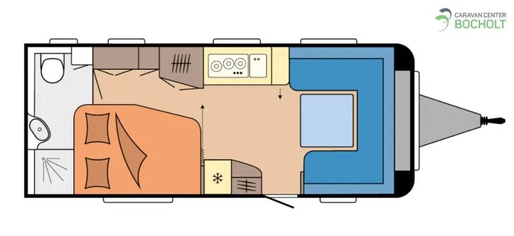 Grundriss Tag Hobby Prestige 560 WFU Modell 2027