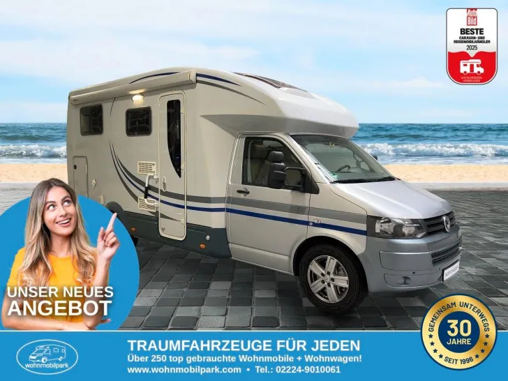 Fahrzeugbild Reimo Monos 675/Einzelbetten/Garage/Klima/Solar/VW T6 #1