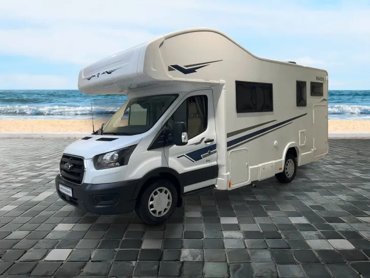 Fahrzeugbild Rimor Evo 5 / Festbett / Garage / 2x Klima #2