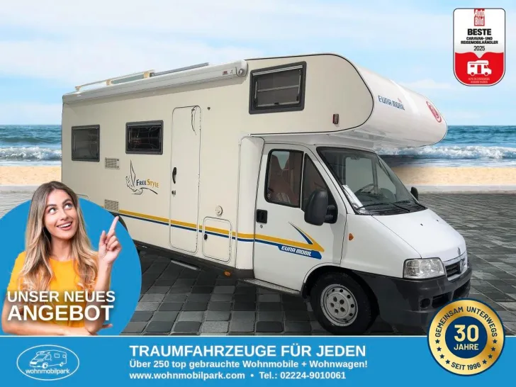 Fahrzeugbild Eura Mobil A 665 HS/Rundsitz/Klima/Solar/DPF/dop.Boden #1
