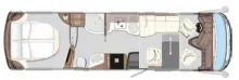 Grundriss Tag Concorde Charisma 910 MI *I. Hand*AHK*Hubstützen