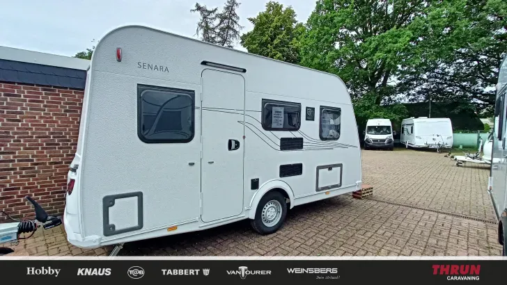 Seitlich Tabbert Senara 400 QD 2,3 toller Reisewagen