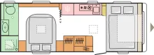 Grundriss Nacht Adria Adora 613 UT Alde, Mover, elektrische Hubst