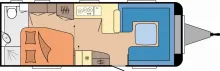 Grundriss Tag Hobby Prestige 660 WFC *Modell 2027*