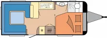 Grundriss Tag Hobby Excellent 560 CFe *Modell 2027*