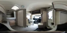 360° Innenansicht Ahorn Camp Alkoven A 595 - im Kundenauftrag