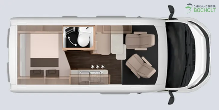 Grundriss Tag Knaus BoxLife 540 MQ PLATINUM SELECTION Modell 2027 / Jetzt vorbestellen