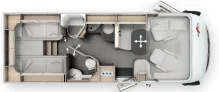 Grundriss Tag Malibu I 490 RB-LE comfort 4.2t Edition+