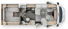 Grundriss Tag Malibu T 490 RB-LE comfort 4.2t Edition+