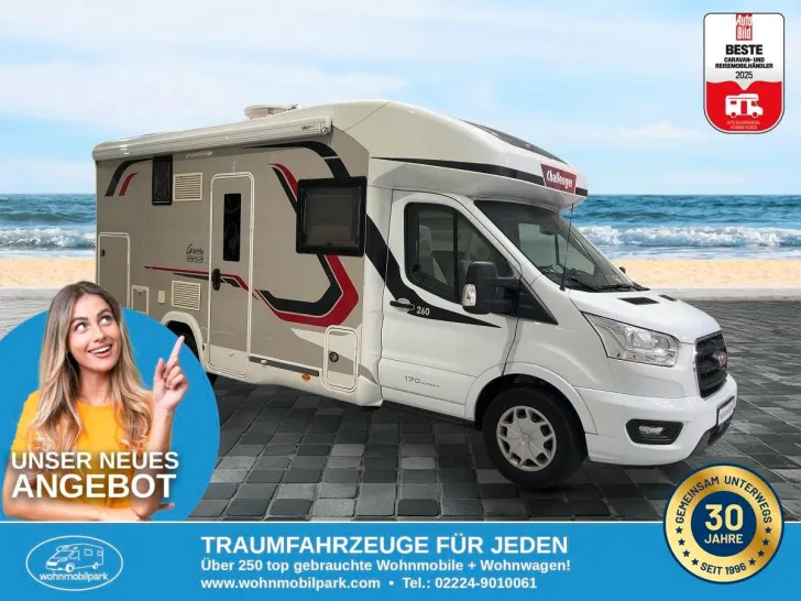 Fahrzeugbild Challenger Graphite 260 Edition/Automatik/Hubbett/Solar/Kli #1