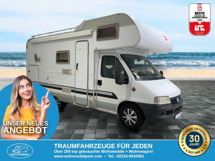 Fahrzeugbild Bürstner A 576 / Etagenbetten / Garage / DPF-Grün #1