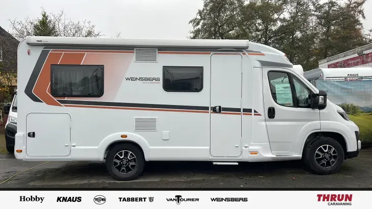 Seitlich Weinsberg CaraCompact EDITION PEPPER 600 MF Zustand sehr gut