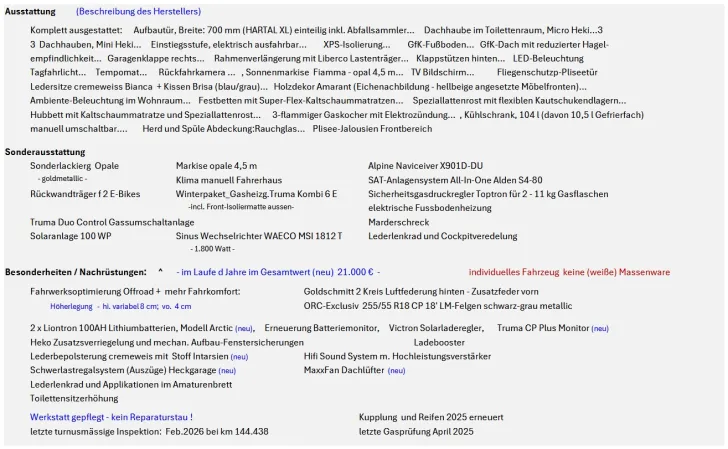 Fahrzeugbild Bürstner Viseo I 690 G Individuelles Fahrzeug - keine #3