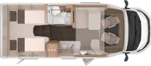Grundriss Tag Knaus L!VE WAVE PLATINUM SELECTION 650 MEG