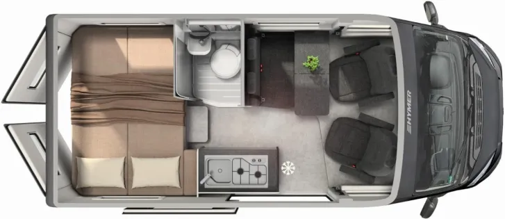 Grundriss Tag Hymer Yellowstone 540 Xperience