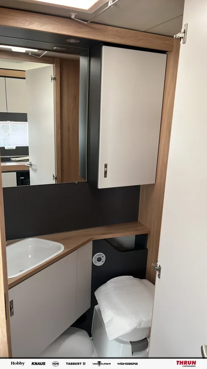 Toilette Knaus Sport 420 QD Zustand sehr gut