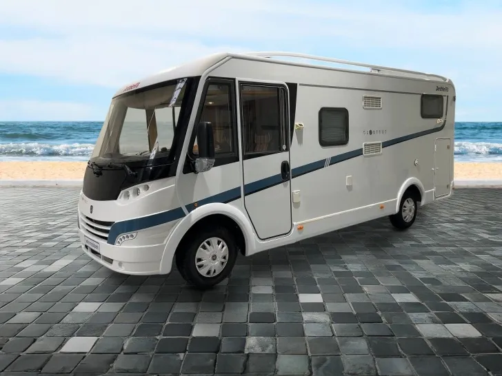 Fahrzeugbild Dethleffs Globebus I008/Festbett+Hubbett/2xKlima/Garage #3
