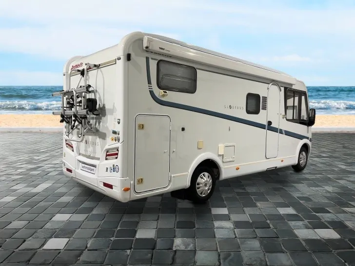 Fahrzeugbild Dethleffs Globebus I008/Festbett+Hubbett/2xKlima/Garage #5