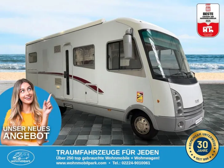 Fahrzeugbild Niesmann + Bischoff Flair I 7100 IC/Automatik/Festbett+Hubbett/Klima #2