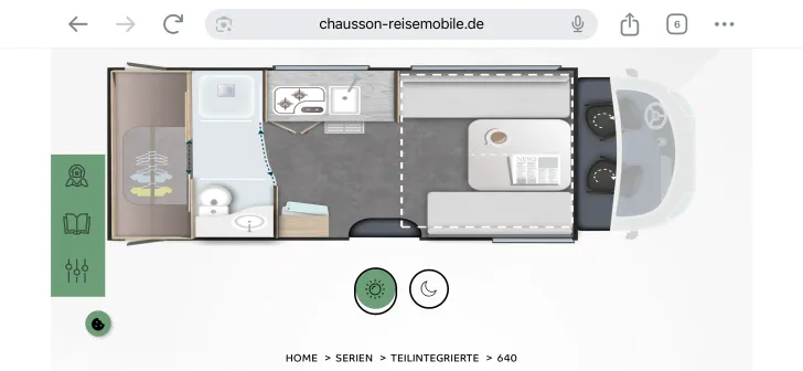 Grundriss Tag Chausson Titanium Ultimate 640