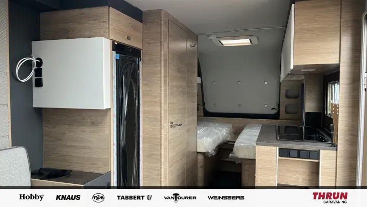 Sicht vorne-hinten Tabbert Pantiga 490 E 2,3 Finest Edition mit Mover-Paket