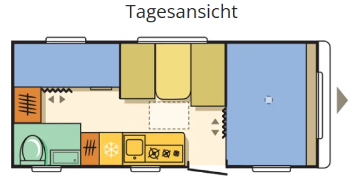Grundriss Tag Adria Aviva 522 PT Top Ausstattung
