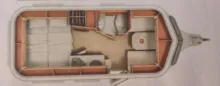 Grundriss Tag Hymer Eriba Touring 530 GT Gut gepflegt