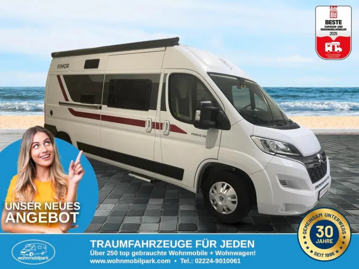 Fahrzeugbild Rimor Horus 138/Festbett/Klima/Markise/AHK/ #1