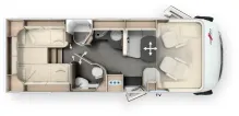 Grundriss Tag Malibu I 490 RB-LE comfort 4.2t