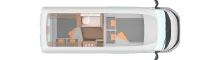 Grundriss Nacht Weinsberg CaraTour 600 MQH 1101 - 174, Automatik