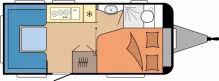 Grundriss Tag Hobby De Luxe 460 UFe