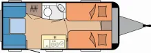 Grundriss Tag Hobby OnTour 460 DL