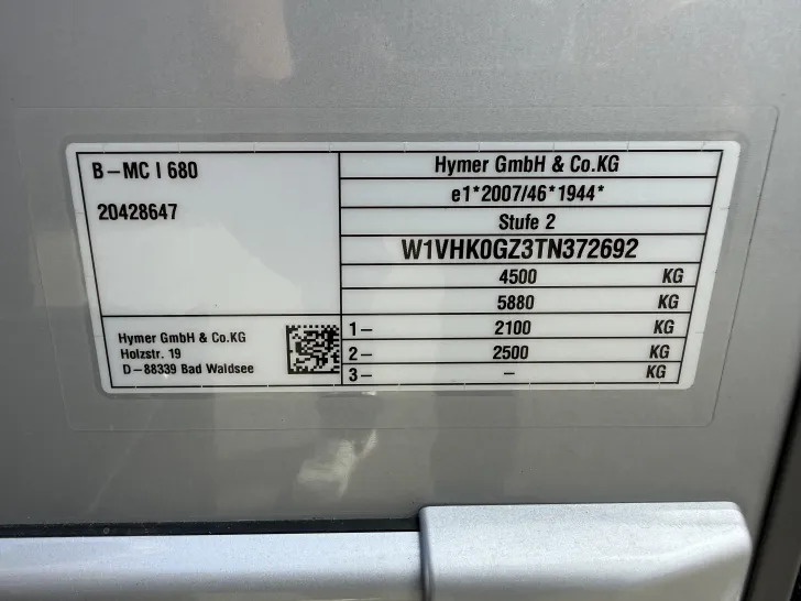 Fahrzeugbild Hymer B-Klasse MC I 680 hydr. Hubstützen, Aufbau Klima #27