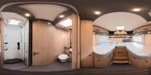 360° Innenansicht Malibu I 470 RB LE K comfort Mercedes CHIARO / Davos