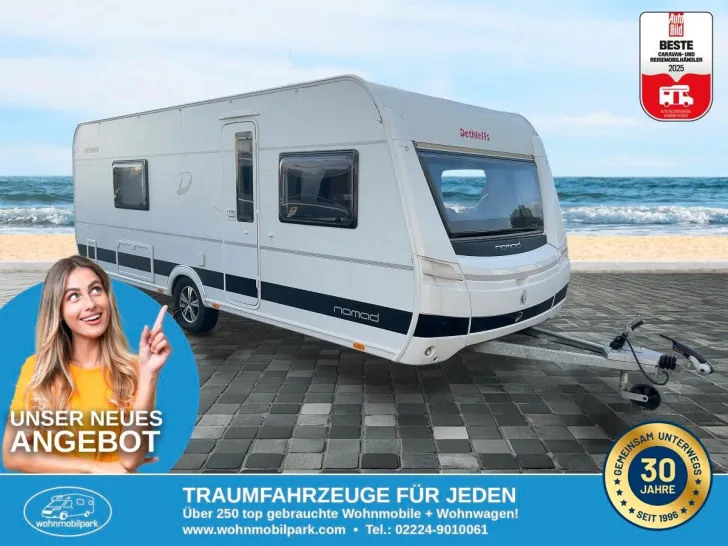 Fahrzeugbild Dethleffs Nomad 510 LE/1.Hand/Einzelbetten/Klima/Rundsitz. #1