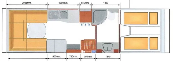 Grundriss Tag Phoenix 8300 BMRSLX Top gepflegt