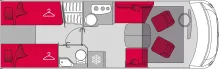 Grundriss Tag Pilote Galaxy Evidence G740FGJ Face2Face/Lithium/Autark