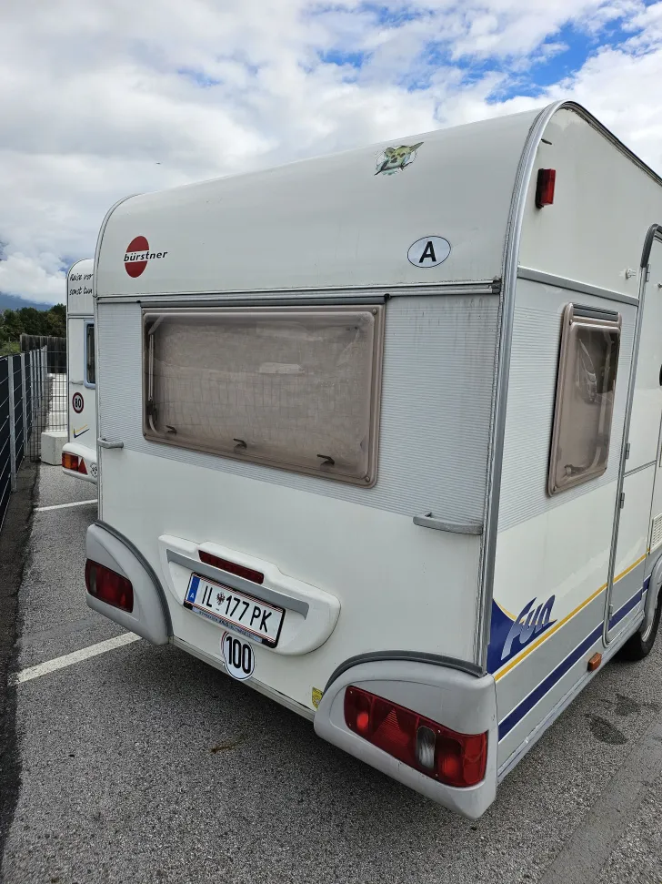 Grundriss Nacht Bürstner Fun 390 TN gebraucht/gut