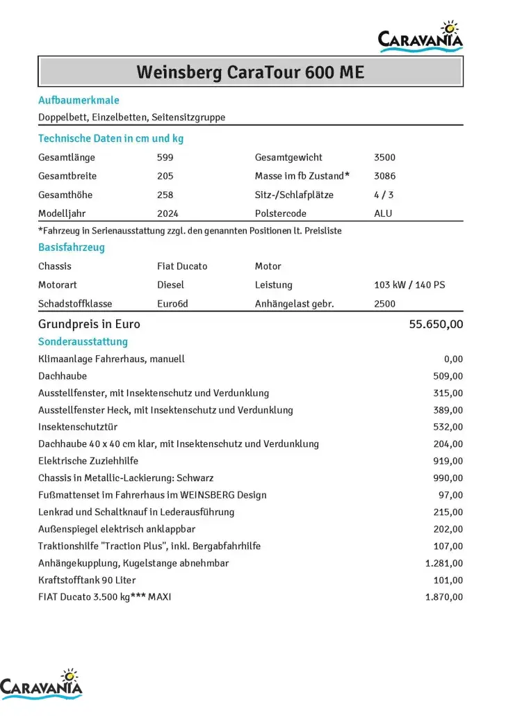 Fahrzeugbild Weinsberg CaraTour 600 ME mit EBIKE Träger #16