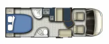 Grundriss Tag Bürstner Ixeo Time IT 720 Queens+Hubbett