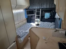 Grundriss Nacht Knaus Traveller 625 gut gepflegt