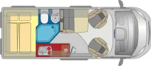 Grundriss Tag Pössl 2Win RS Plus Citroen 140 PS