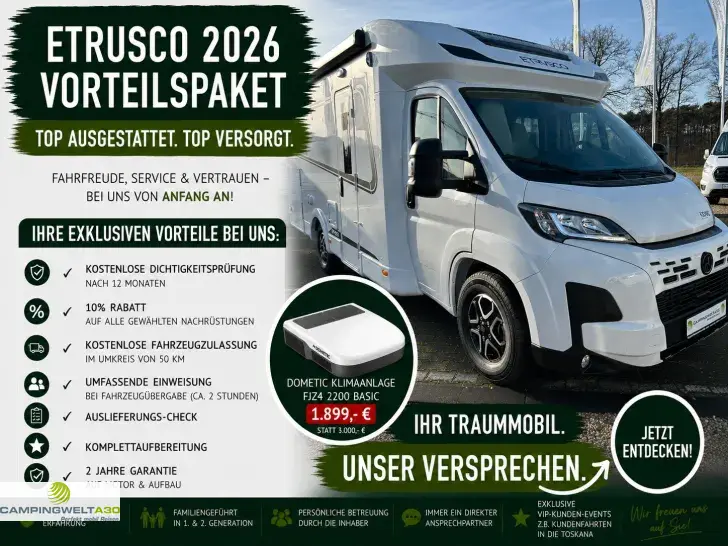 Fahrzeugbild Etrusco T 6900 SB*ICONIC*COMPLETE*2026*MARKISE #1