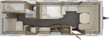 Grundriss Tag Tabbert Cazadora 700 KD 2.5