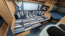 Grundriss Nacht Dethleffs Camper 560 SK Glattblech, Top Zustand
