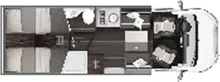 Grundriss Tag Roller Team Zefiro Power Edition 287 P 180PS*WIFI*AUTOMATIK*
