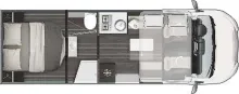 Grundriss Tag Roller Team Zefiro Power Edition 266 Integral *AUTOMATIK*SLR