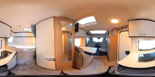 360° Innenansicht Carado V 132 Pro+, Automatik, LTE, TV, Solar