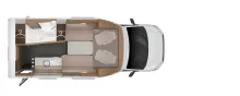 Grundriss Tag Knaus Tourer VAN 500 LT VANSATION | Tageszulassung!