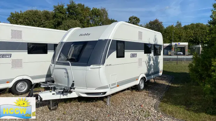 Schräg Vorne Hobby De Luxe 460 UFe IC-Line, Weekly-Deal Hausmesse